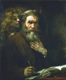 St Matthew the Evangelist 1661. Artist: Rembrandt Harmensz van Rijn
