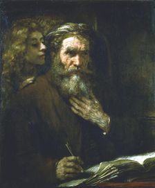 St Matthew the Evangelist 1661. Artist: Rembrandt Harmensz van Rijn