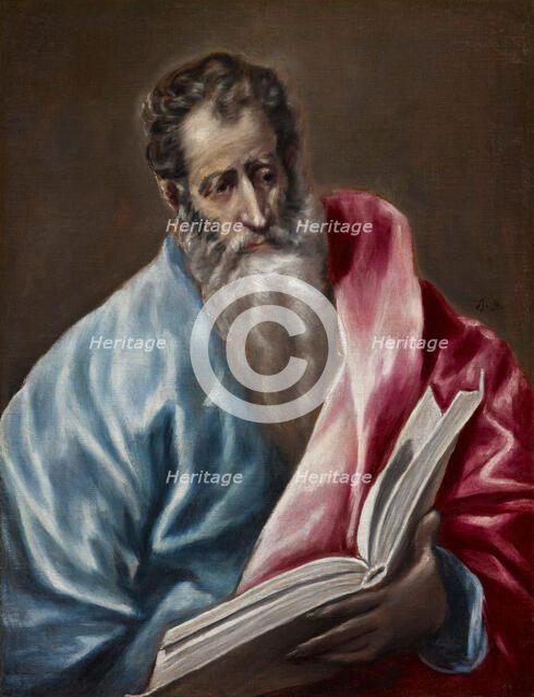 St Matthew, about 1610-1614. Creator: El Greco.