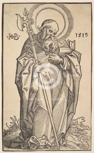 St. Matthew from Christ and the Apostles, 1519. Creator: Hans Baldung.