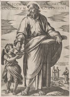 St. Matthew, from Christ, Mary, and the Apostles ca. 1590-ca. 1610. Creator: Antonio Tempesta