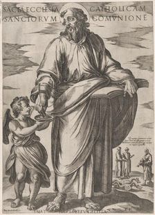 St. Matthew, from Christ, Mary, and the Apostles ca. 1590-ca. 1610. Creator: Antonio Tempesta