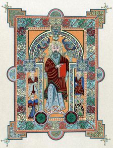 St Matthew from the Book of Kells, c800