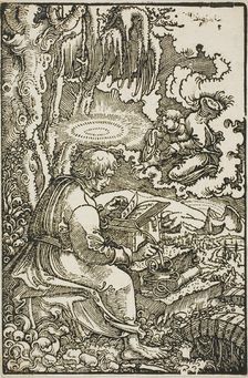 St. Matthew, from The Luther Bible, 1523. Creator: Georg Lemberger