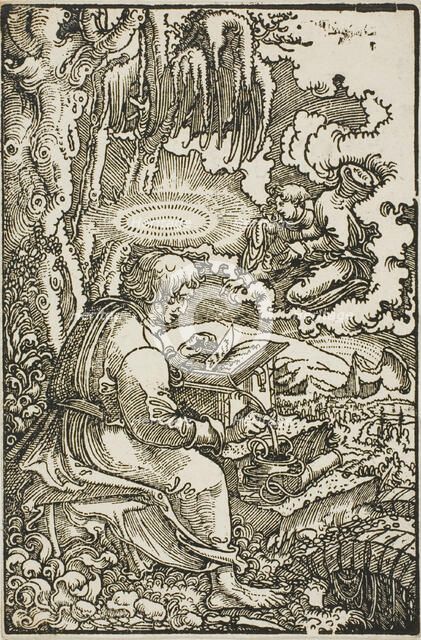 St. Matthew, from The Luther Bible, 1523. Creator: Georg Lemberger.
