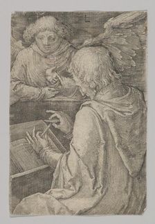 St. Matthew, from the series The Four Evangelists, 1518. Creator: Lucas van Leyden