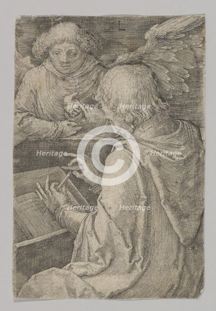 St. Matthew, from the series The Four Evangelists, 1518. Creator: Lucas van Leyden.