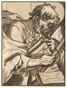 St. Matthias, 1623-30. Creator: Ludolph Büsinck (German, 1590-1669)