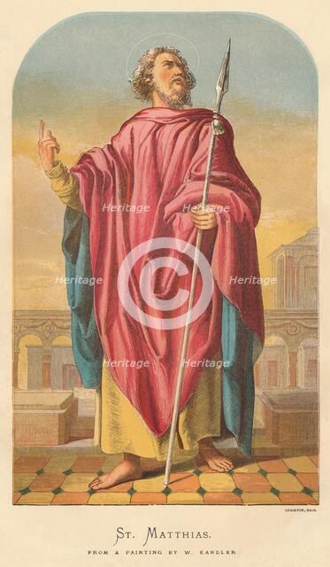 'St. Matthias', mid-late 19th century. Creator: Wilhelm Kandler.