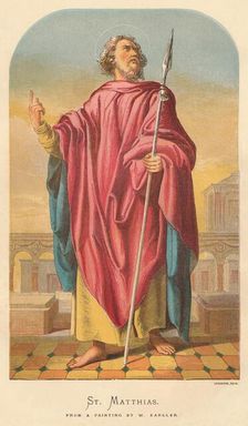 St. Matthias mid-late 19th century. Creator: Wilhelm Kandler