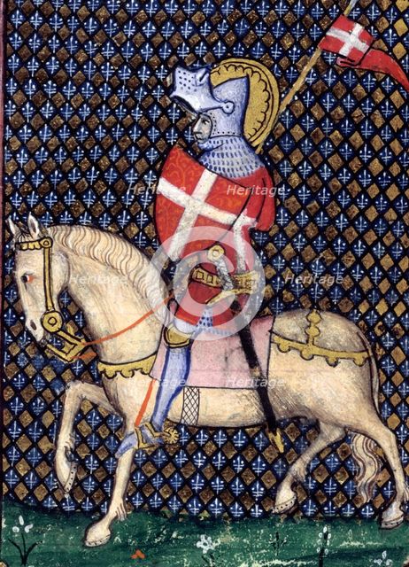 St Maurice as a knight, late 14th century. Creator: Unknown.