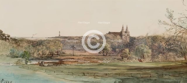 St Machar's Cathedral (looking East), 1868. Creator: James Cassie.
