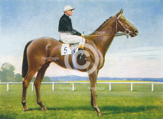 St. Magnus, Jockey: R. Perryman', 1939. Artist: Unknown.