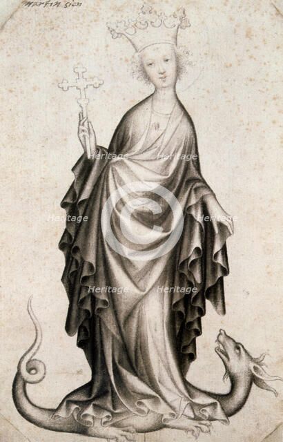 St Margaret, 15th century. Artist: Unknown