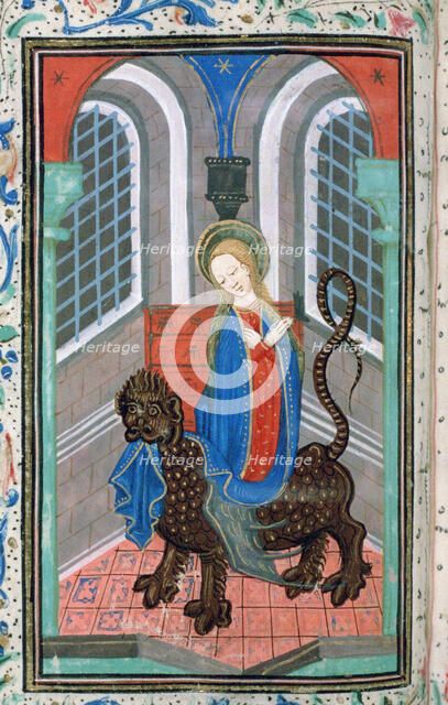 St Margaret, late 15th century. Artist: Unknown