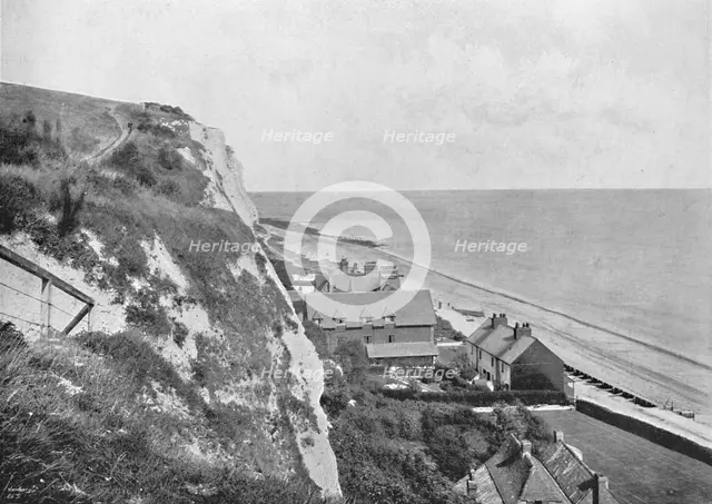 'St. Margaret's Bay - The Hotel, from the Cliffs', 1895. Artist: Unknown.
