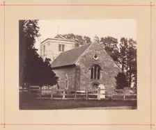 St Margaret's Church, Chipstead, Surrey: photograph of the exterior from the west, 1880. Creator: G. May