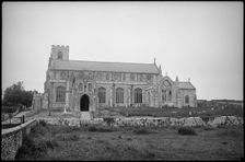 St Margaret's Church, Cley Green, Cley Next the Sea, North Norfolk, Norfolk, 1932. Creator: Marjory L Wight
