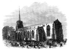St. Margaret's Church, Lowestoft, lately restored, 1871. Creator: Unknown