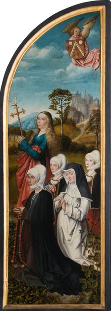 St Margaret with Donors, c1500-c1504. Creator: Master of Frankfurt
