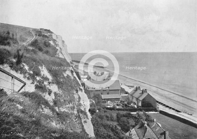 'St. Margaret's Bay - The Hotel, from the Cliffs', 1895. Artist: Unknown.