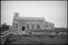 St Margaret's Church, Cley Green, Cley Next the Sea, North Norfolk, Norfolk, 1932. Creator: Marjory L Wight
