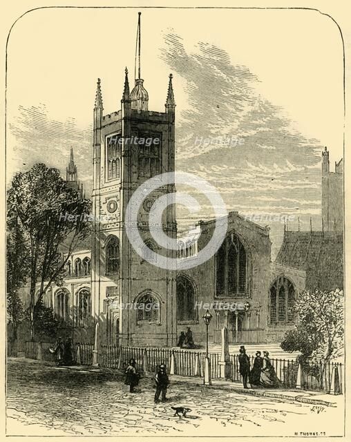 'St. Margaret's Church, from the North-West', (1881). Creator: Unknown.