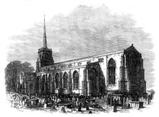 St. Margaret's Church, Lowestoft, lately restored, 1871. Creator: Unknown