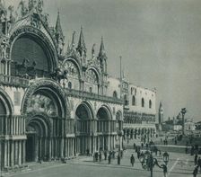 St Mark's Basilica, Venice, Italy, 1927. Artist: Eugen Poppel