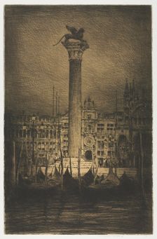 St. Mark's Piazza, 1910. Creator: Mortimer Menpes (British, 1860-1938)