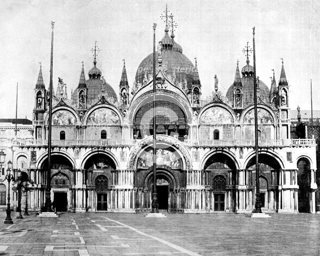 St Mark's, Venice, Italy, 1893.Artist: John L Stoddard