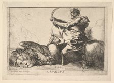 St. Mark, 1615-42. Creator: Pierre Brebiette