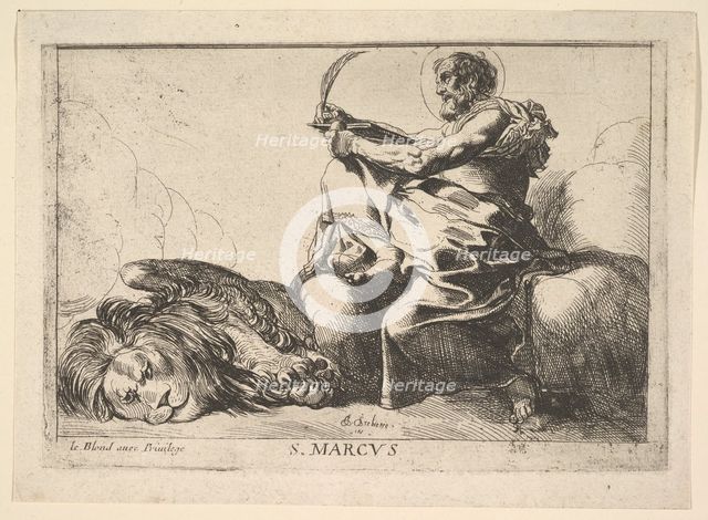 St. Mark, 1615-42. Creator: Pierre Brebiette.