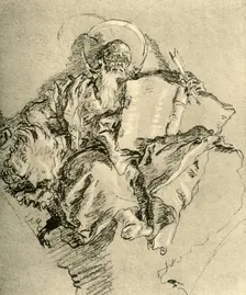St. Mark 1743, (1928). Artists: Giovanni Battista Tiepolo, Giovanni Domenico Tiepolo