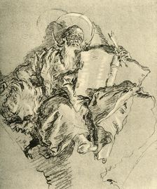 St. Mark 1743, (1928). Artists: Giovanni Battista Tiepolo, Giovanni Domenico Tiepolo