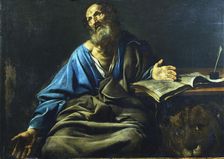 St Mark the Evangelist c1611-1632. Artist: Valentin de Boulogne