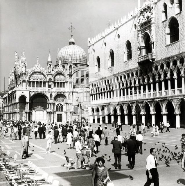 St Mark's Basilica and the Doge's Palace, Venice, Italy, c1955.  Creator: Arthur Charles Kirby Ware.