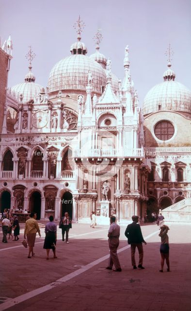 St Mark's Basilica, Venice, Italy, c1955.  Creator: Arthur Charles Kirby Ware.