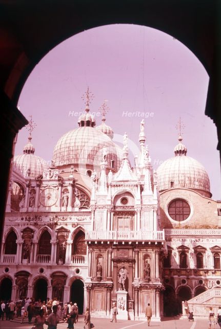 St Mark's Basilica, Venice, Italy, c1955.  Creator: Arthur Charles Kirby Ware.
