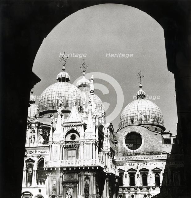 St Mark's Basilica, Venice, Italy, c1955.  Creator: Arthur Charles Kirby Ware.