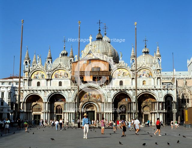 St Mark's Basilica, Venice, Italy. Creator: Peter Thompson.