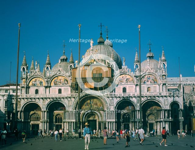 St Mark's Basilica, Venice, Italy. Creator: Peter Thompson.