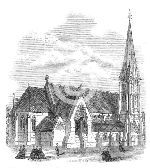 St. Mark's Church, Broadwater Down, Tunbridge Wells, 1868. Creator: Unknown.