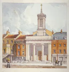 St Mark's Church, North Audley Street, London, 1827. Artist: Robert Blemmell Schnebbelie