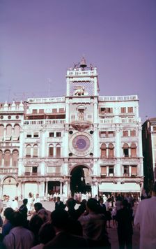 St Mark's Clocktower, Venice, Italy, c1955. Creator: Arthur Charles Kirby Ware