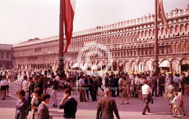 St Mark's Square, Venice, Italy, c1955.  Creator: Arthur Charles Kirby Ware.