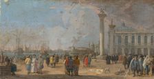 St Mark's Square in Venice, 1780-1800. Creator: Francesco Fidanza