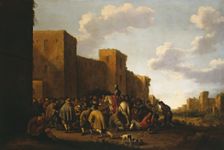 St Martin at the Gates of Amiens (The Merciful Knight), 1641. Creator: Joost Cornelisz Droochsloot