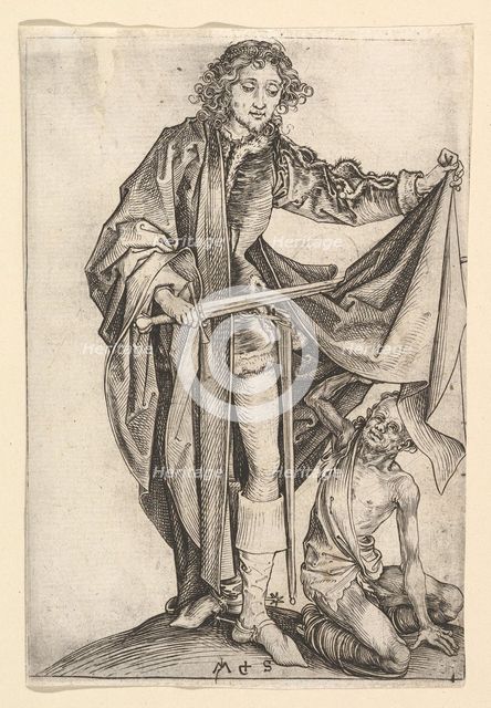 St. Martin, ca. 1435-1491. Creator: Martin Schongauer.