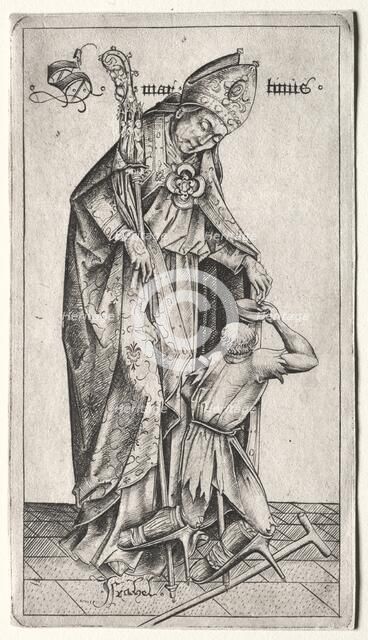 St. Martin. Creator: Israhel van Meckenem (German, c. 1440-1503).